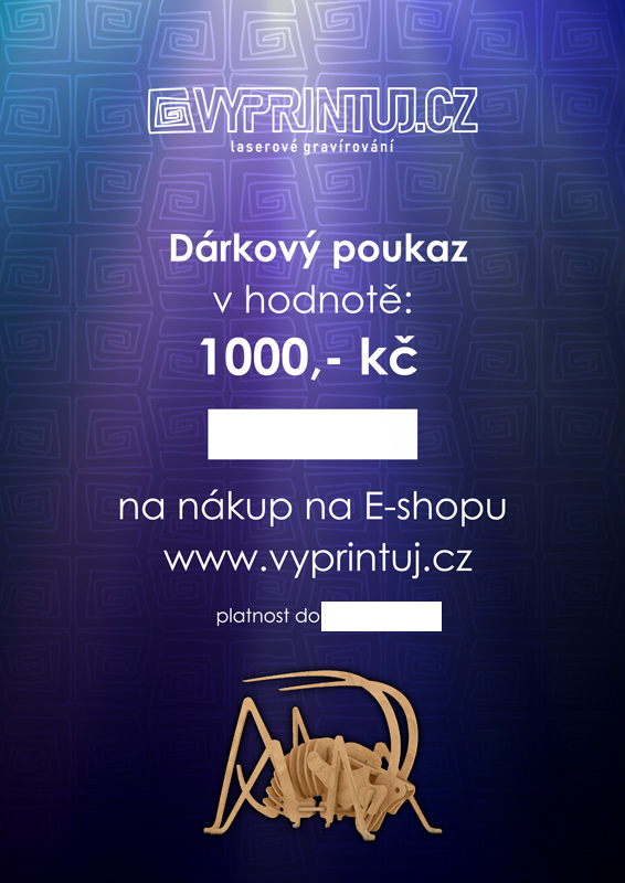 Dárkový poukaz 1000