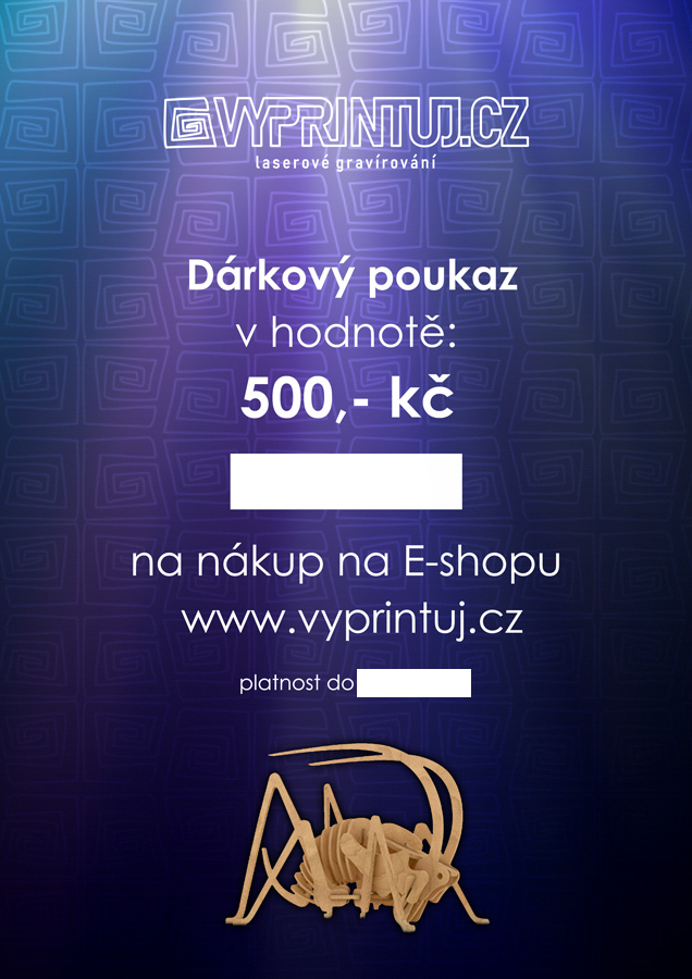 Dárkový poukaz 500
